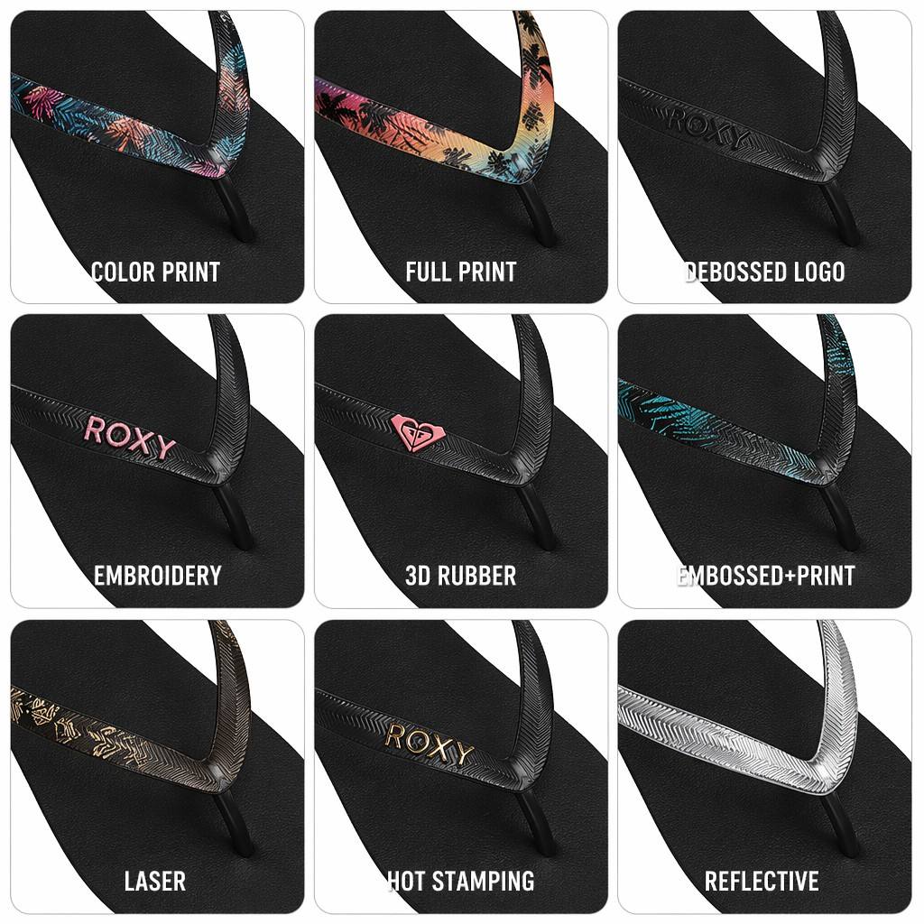 Wholesale Custom Logo EVA Flip Flops OEM Unisex Waterproof Lightweight Slippers for Hotel Beach Pool Party Promotional Event product view