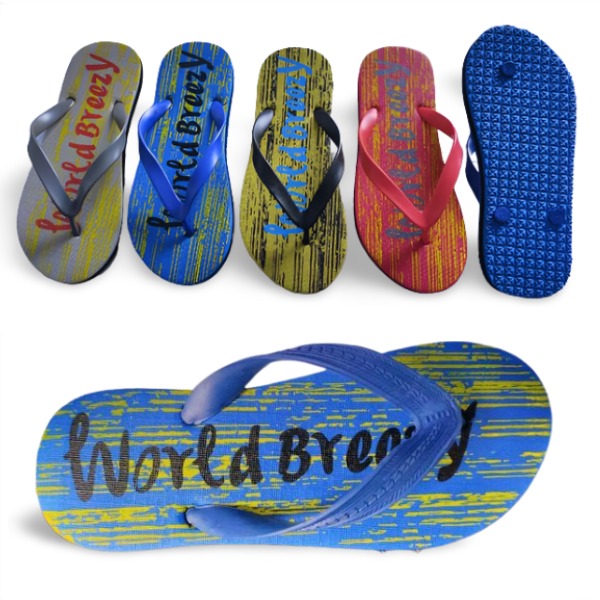 New Fashion Trend Summer Flat Outdoor Flip-Flops Comfortable Anti-Slippery Open Toe Design Breathable Rubber for Ladies product view