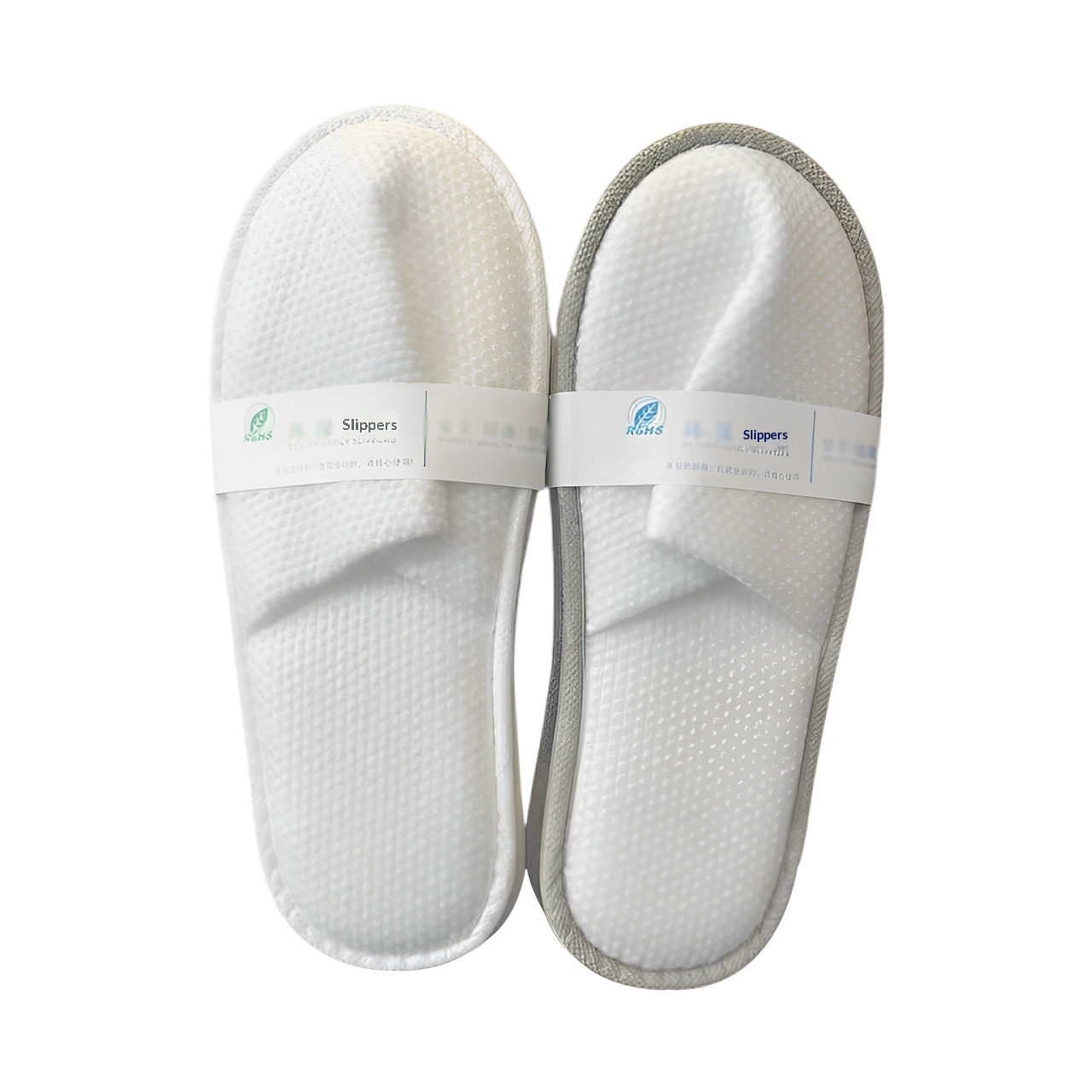 Hotel Disposable Pearl Cotton Slippers Homestay Guesthouse Dedicated Non-slip Travel Household Wholesale Custom Logo Box product view