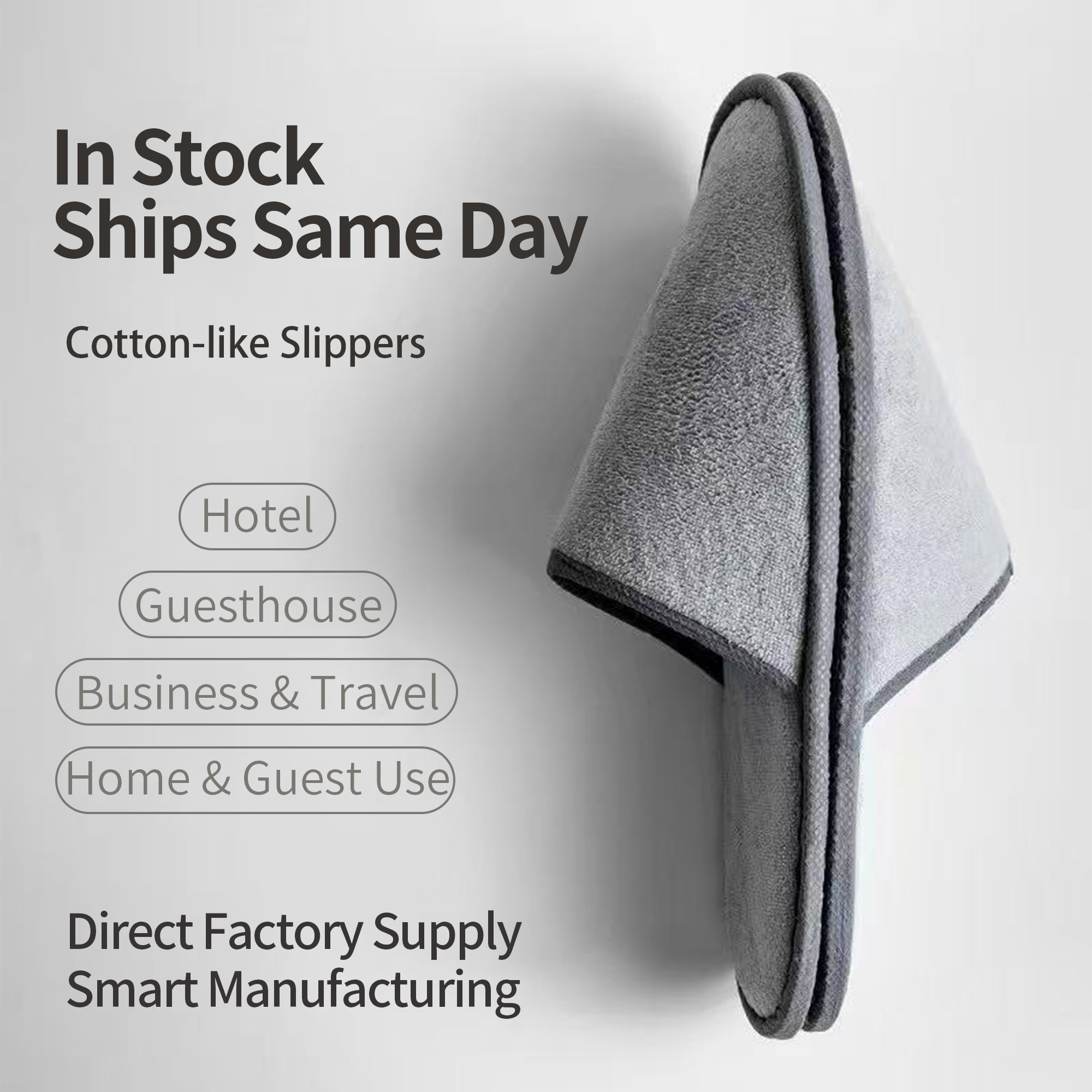 Star-Grade Hotel Disposable Slippers Hotel-Specific Homestay Thickened Home Use Non-Slip Comfortable Guest-Receiving Custom Logo