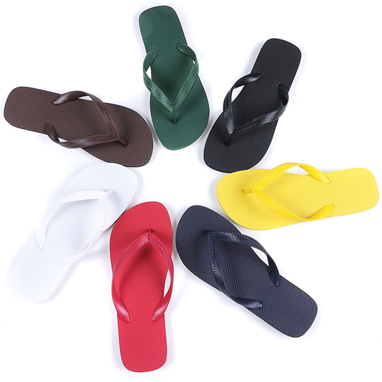 Supplier Cheap Custom Flip Flops Flip-flops Slippers China Women Plain PVC Rubber Summer Shoes with Rhinestones Summer Sandals detail