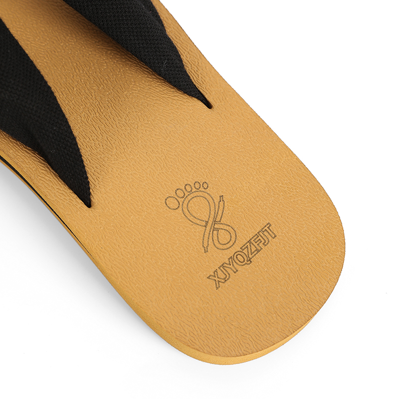 Women EVA Flip Flops Knotted Cloth Strap Lightweight Beach Slippers product view