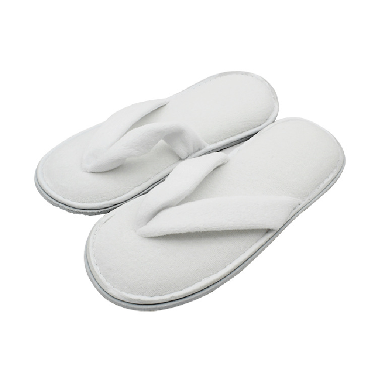 Hotel Disposable Amenities Guesthouse Room Slippers Beach Bathing Flip-Flops Waffle-Patterned Half-Wrap Extra-Thick Non-slip detail