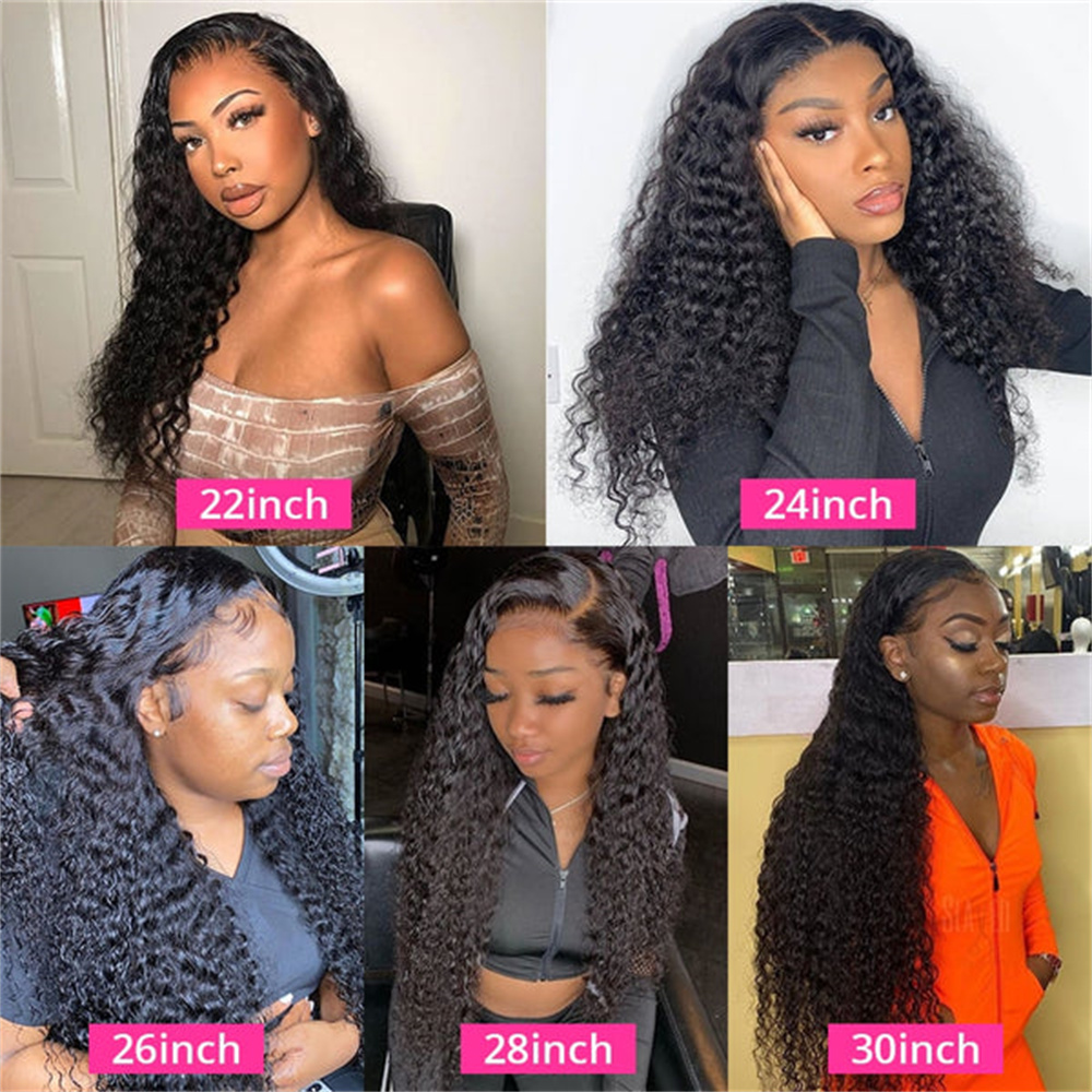 Raw Indian Natural 13*4 13*6 Hd Lace Human Hair Wigs Water Wave Ladies Cuticle Aligned Hair 360 Full Hd Frontal Lace Wig detail