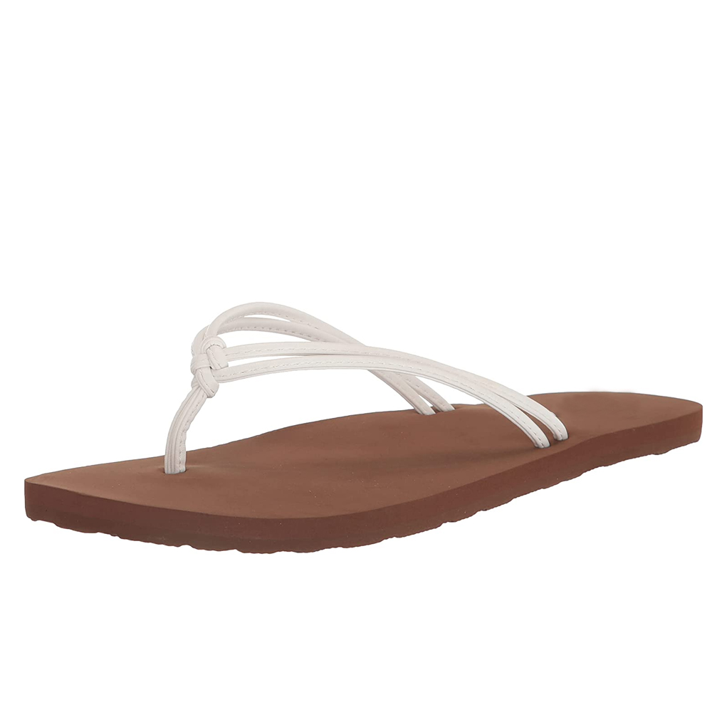 Latest Women Flipflops slippers PU Two Strap Bling Rhinestone Outdoor Casual Shoes Lady Rubber Slipper product view