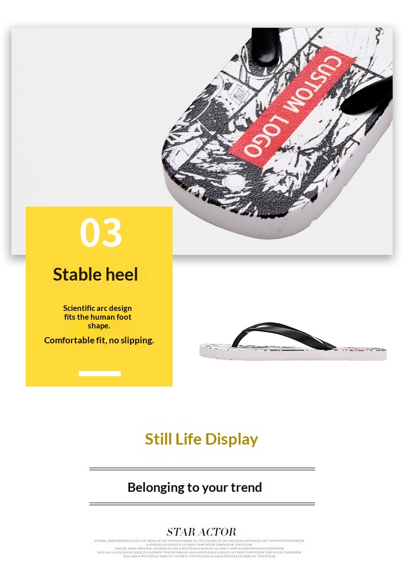 Wholesale PVC Flip Flops Low MOQ 20 Pairs Summer Casual Beach Thong Slippers Multi Color Sandals detail