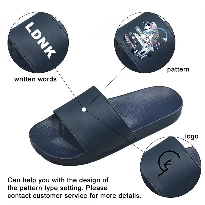 Wholesale Custom Logo EVA Flip Flops OEM Unisex Waterproof Lightweight Slippers for Hotel Beach Pool Party Promotional Event detail