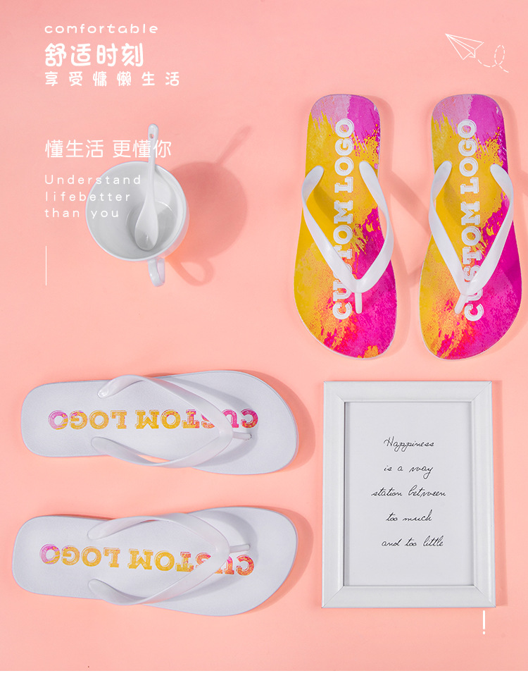 2026 EVA Flipflop Shoe Non slip Ladies Flip Flops Design 2026 slippers Plastic Custom logo Women Flipflops Rubber Manufacturer detail