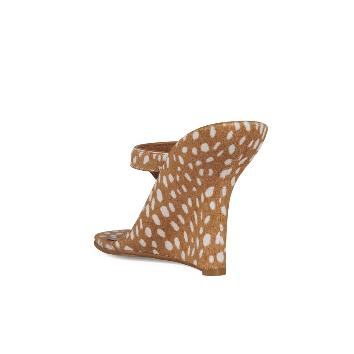 Super Fashion Fur Upper Sexy Animal Print Flip Flop Party Wearing Women Wedge Sandals Famous Style Popular Design in 2026 detail