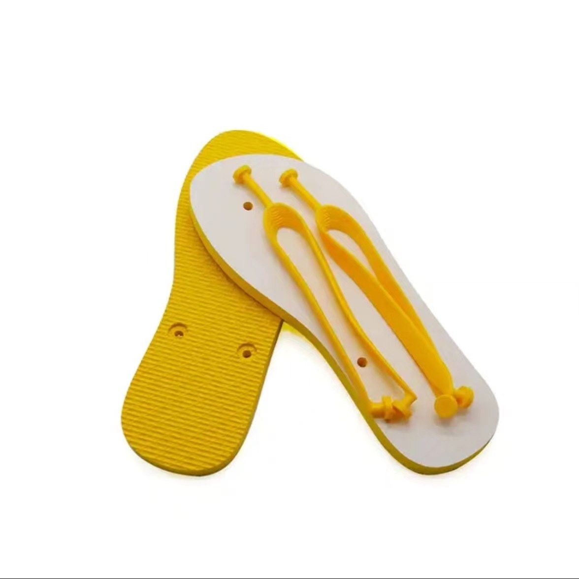 Flip Flop Blanks Heat Press White Rubber Beach Sandals Custom Sublimation slippers for Men Flip-flops Ladies Slipper detail