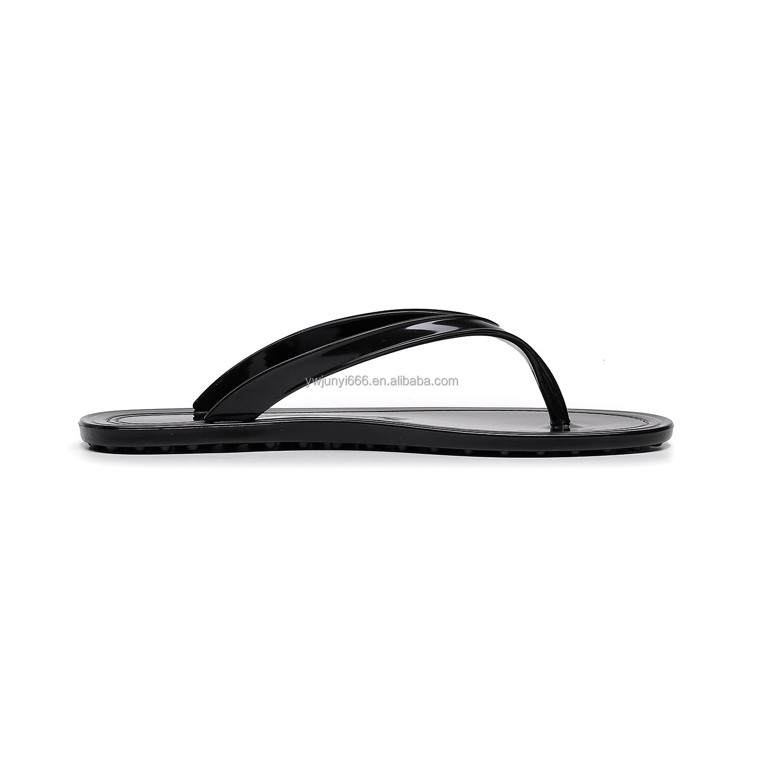 Fashion Versatile Women Plastic Jelly Flip Flops Flat Clip Toe Sandals Casual Outdoor Beach Thong Slippers for Summer detail