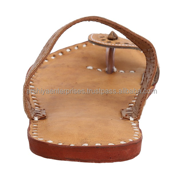 Real Handmade Classical Slipper Beach Flip Flops Loafer Sandal with Western Flip Flop Slide Summer Coastal Slippers for Women product view