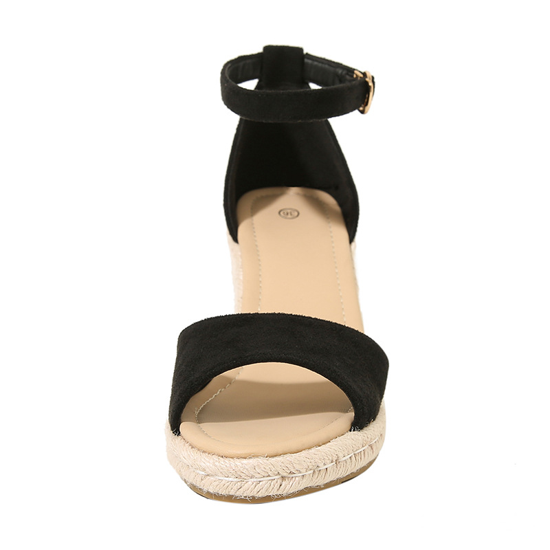 Custom Wedge Sandals for Women and Ladies Latest Espadrilles Platform Women Shoes Stylish Lady Shoes product view