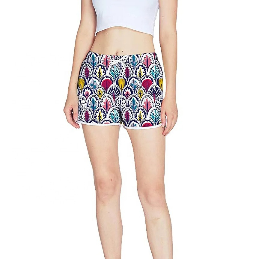 Womens Relaxed Fit Beach Shorts with Lightweight Material for Walking Travel and Summer Activities Womens Beach Shorts OEM detail