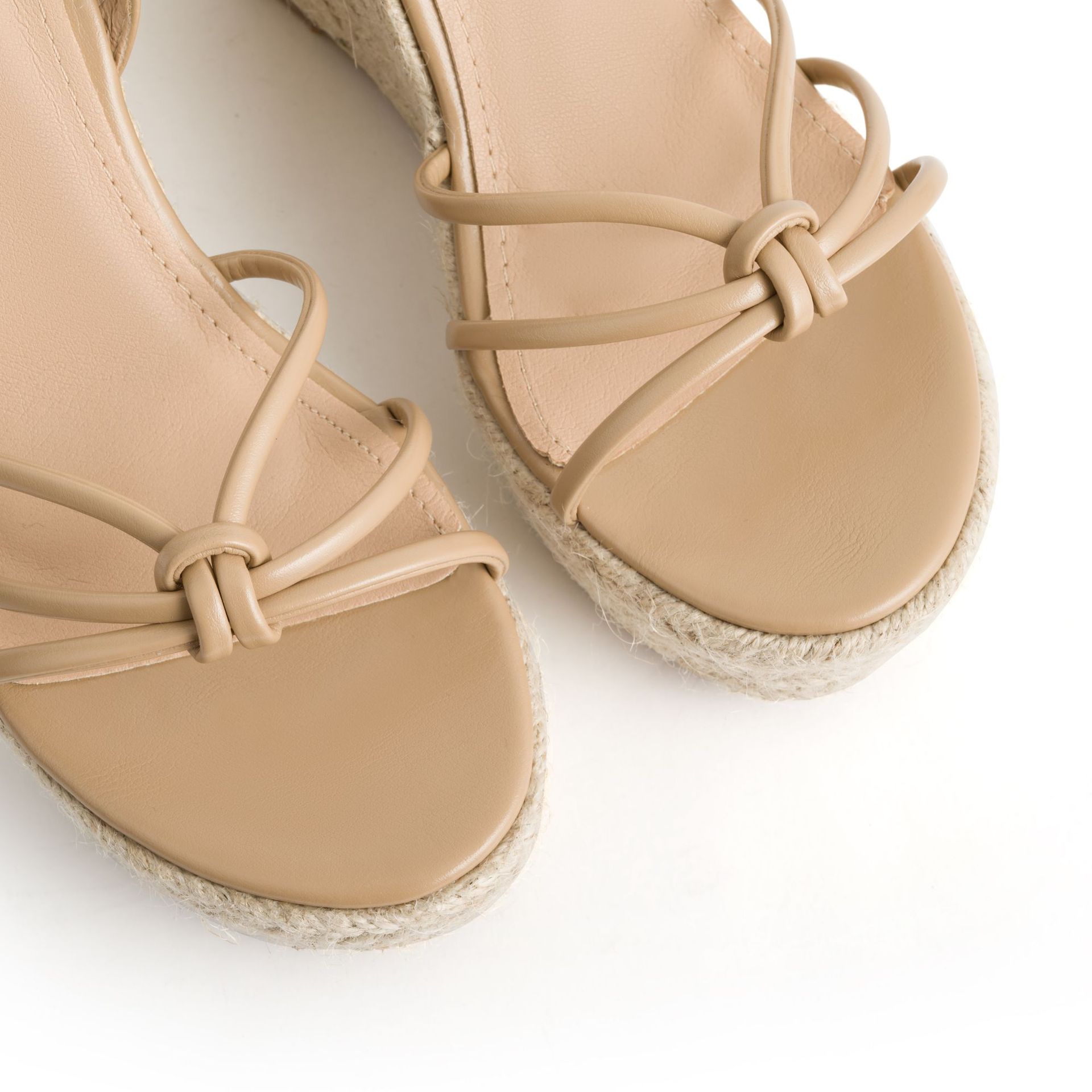 Women's High Heels Wedges Sandals Shoes Ladies Spring Summer Ankle Strap Thick-Soled Platform Roman Outdoor Sandalias OEM detail