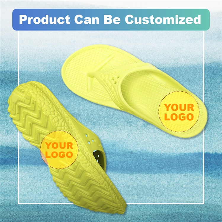 Unisex Summer Eco-Friendly Arch Support Anti-Slip Flip Flops Flat Sandals detail