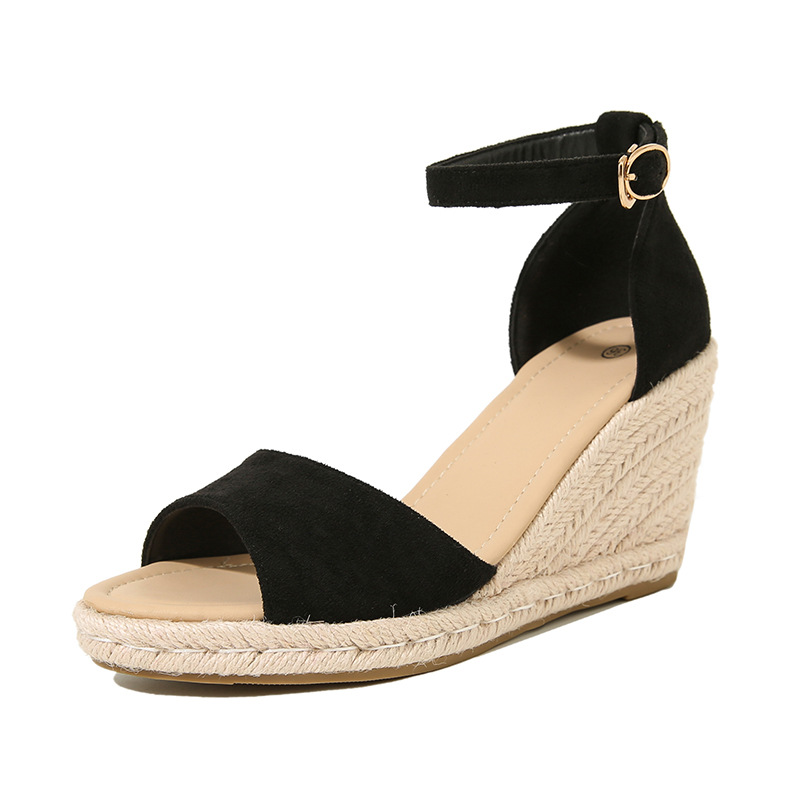 Custom Wedge Sandals for Women and Ladies Latest Espadrilles Platform Women Shoes Stylish Lady Shoes product view