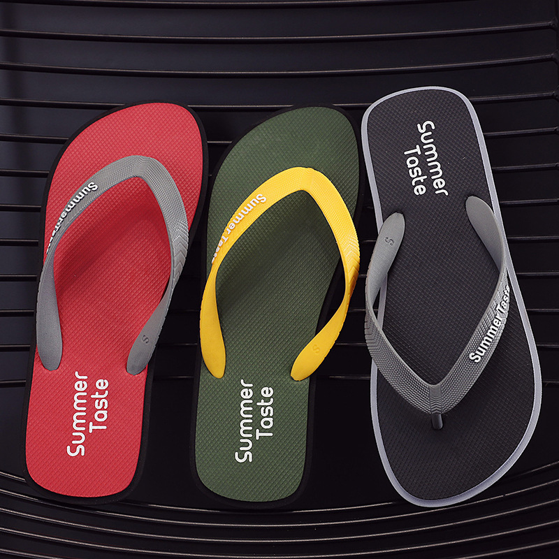 Summer Beach Casual Slipper Flip-Flops Logo Thong Flip Flop Sandal Outdoor Height Increasing Platform Style product view