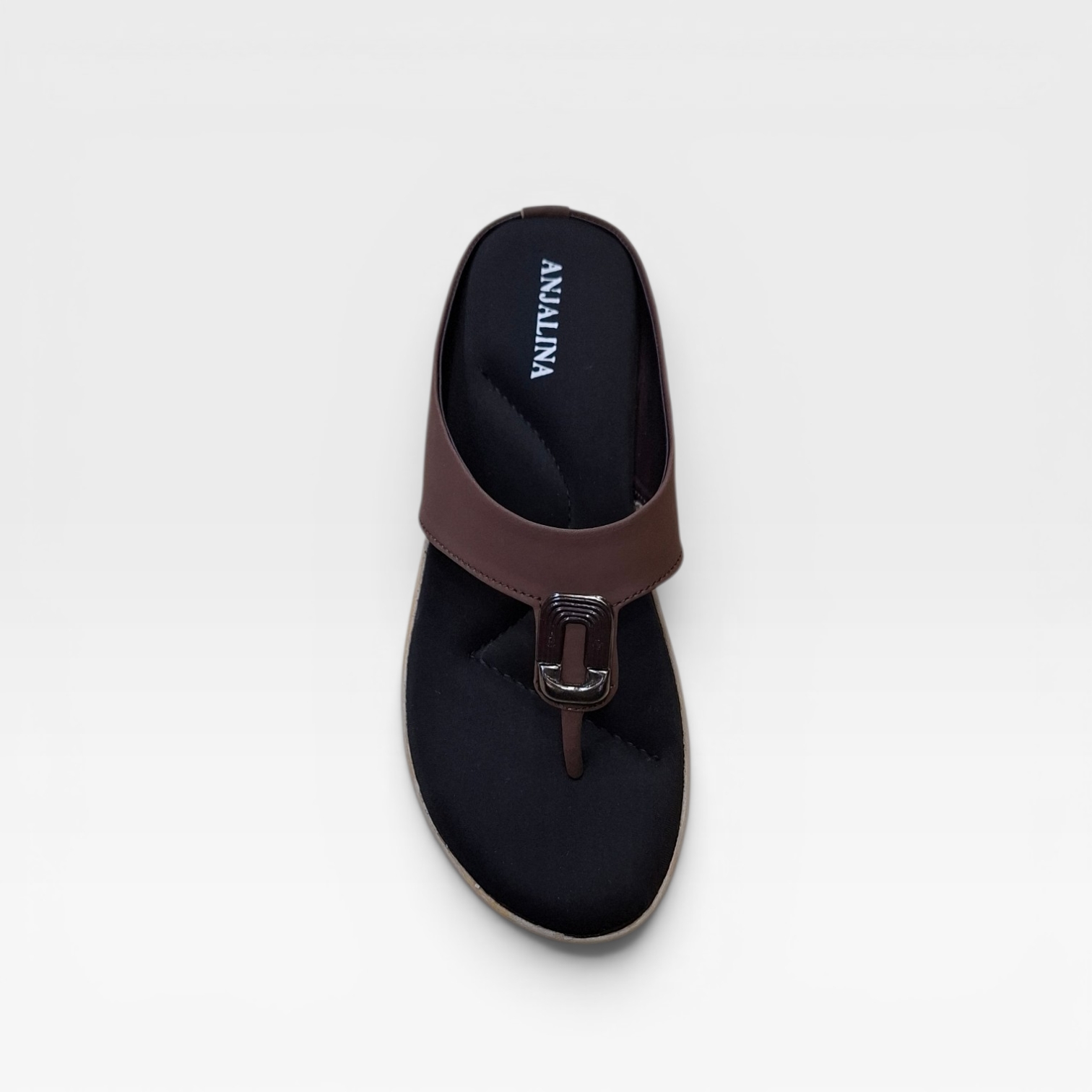 Women Stylish Comfortable Wedge Heel Slippers Fashion Flip Flop Buckle Strap Soft Cushion Anti Slip Lightweight Daily Wear product view