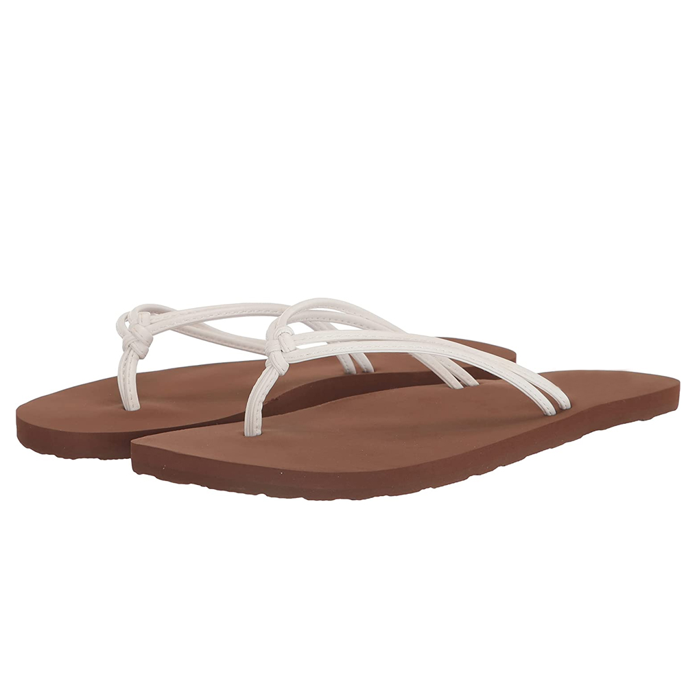 Latest Women Flipflops slippers PU Two Strap Bling Rhinestone Outdoor Casual Shoes Lady Rubber Slipper