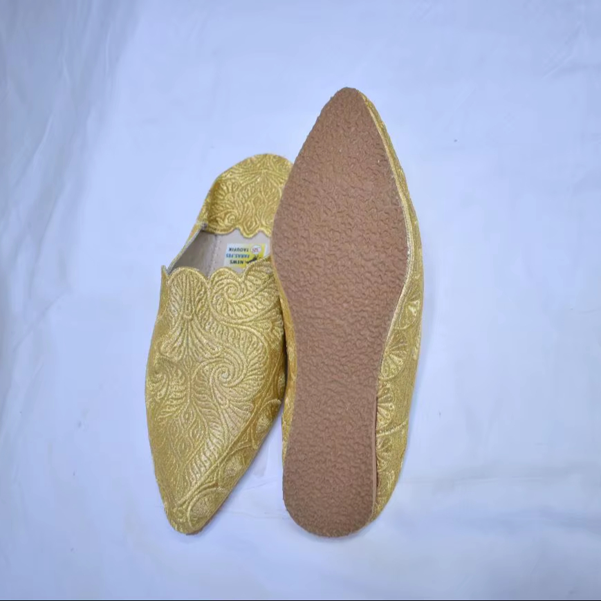 Comfortable Open-Toe Flip Flops Women's Weddings Indoor Spring Summer Autumn Winter Beach Vacations Soft Leather Cloth Rubber product view