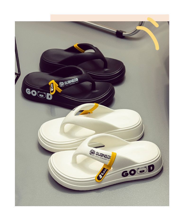 Women's Designer EVA Flip Flops Slippers Wholesale Summer 2025 Thick-Soled Non-Slip Beach Sandals for Women & Ladies detail