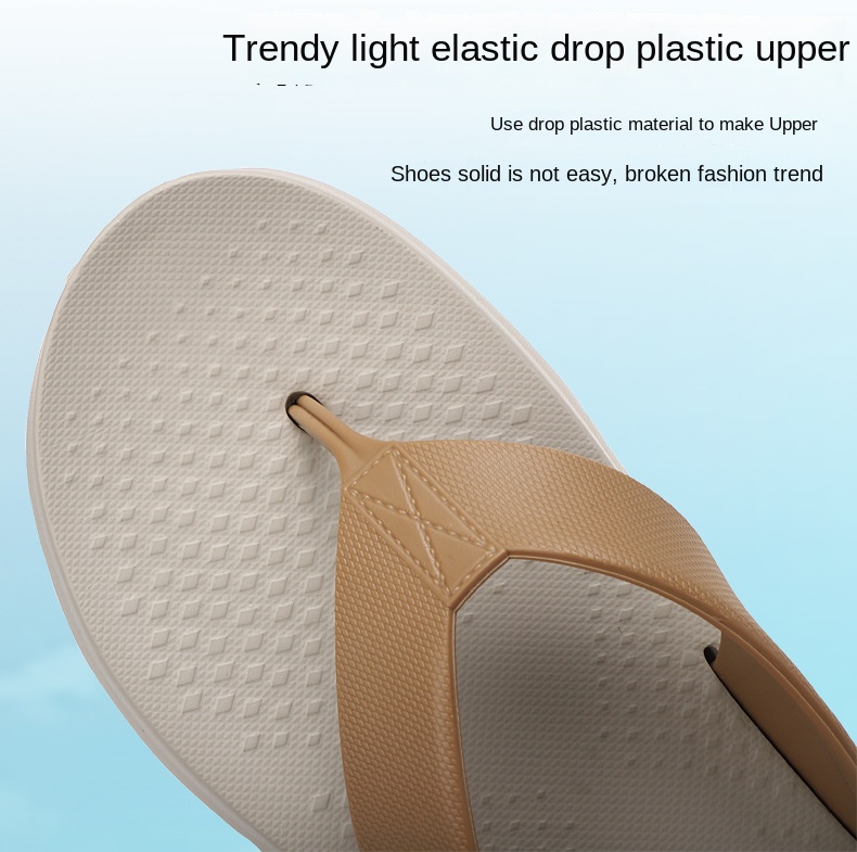 Breezestep EVA Thick Sole Open Flip Flops Men Women | Soft Cushion Anti Slip Breathable Waterproof Beach Sandals | Summer detail