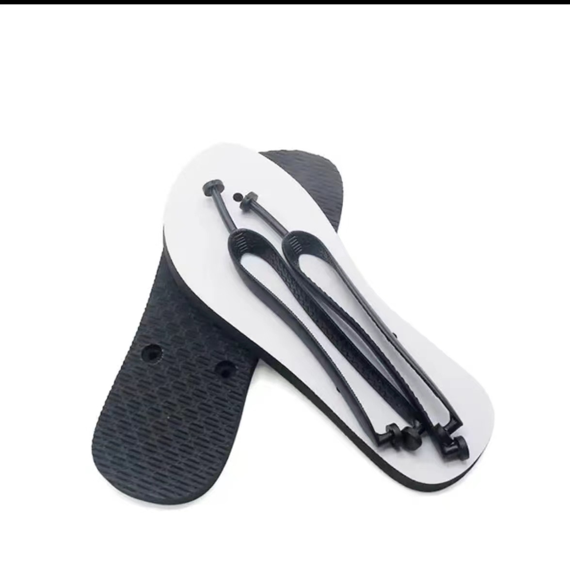 Flip Flop Blanks Heat Press White Rubber Beach Sandals Custom Sublimation slippers for Men Flip-flops Ladies Slipper detail