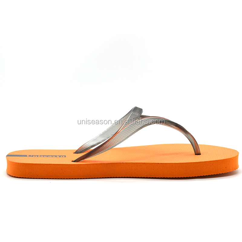 Wholesale Custom Design Ladies Women Flip Flops with New Straps  Women Sandal detail