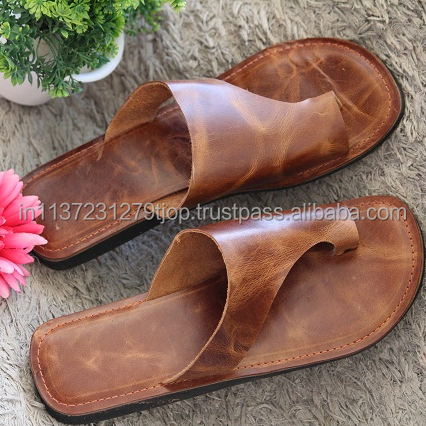 Crunch Leather Slipper Women Leather Flat Slipper Slip on Leather Stylish Slipper for Women