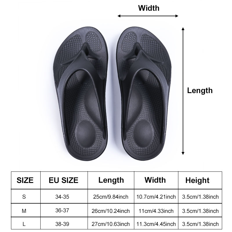 Arch Support Flip Flops Orthopedic Plantar Fasciitis Thong Sandals for Women with Cushion Walking Indoor Outdoor Soles detail