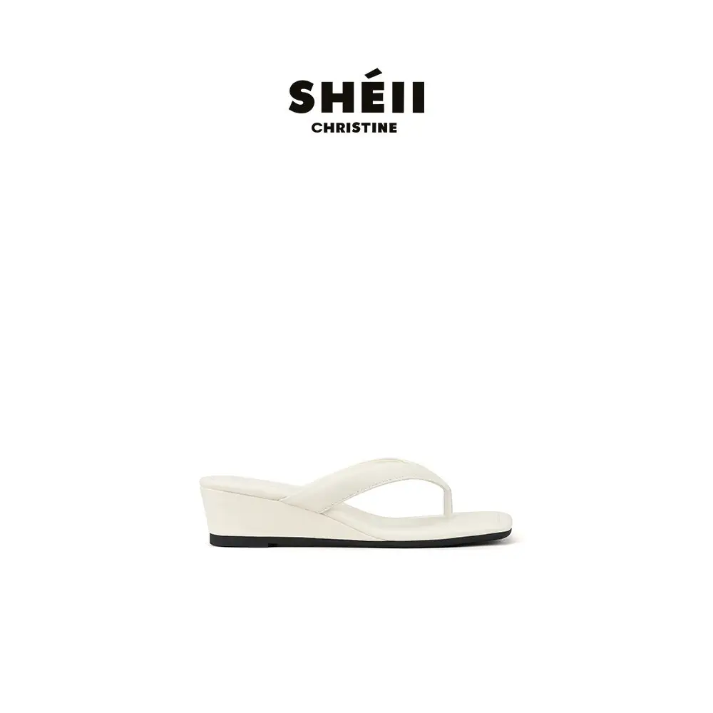 Slope heel leopard print herringbone sandals for women's casual wear, fashionable , mid heeled women's shoes with a stylish look product view