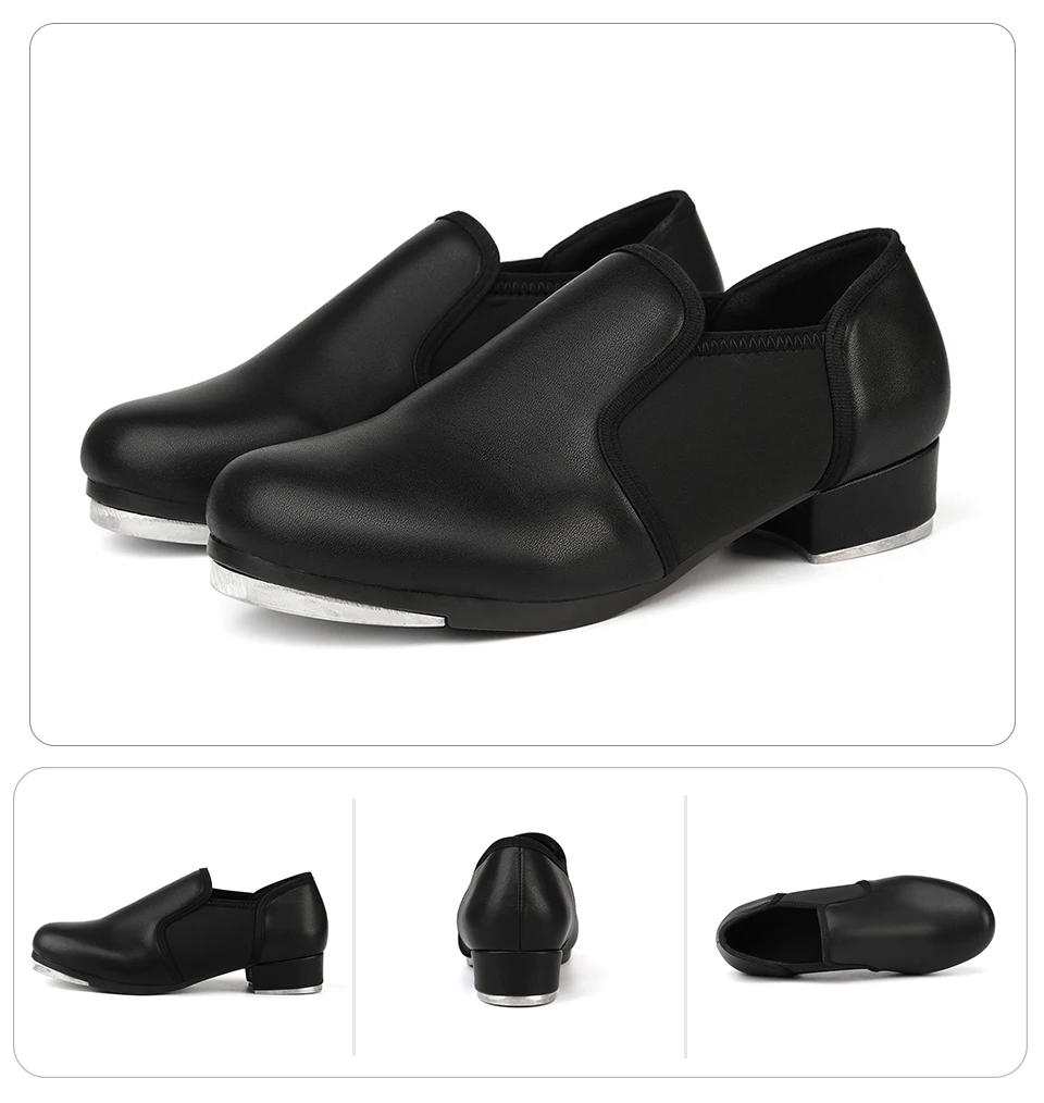 Tap Dance Shoes Sports Dance Shoes Women/Men Kicked Shoes Performance Tap Dancing Shoes Step Sneakers High-impact Aluminum Plate detail