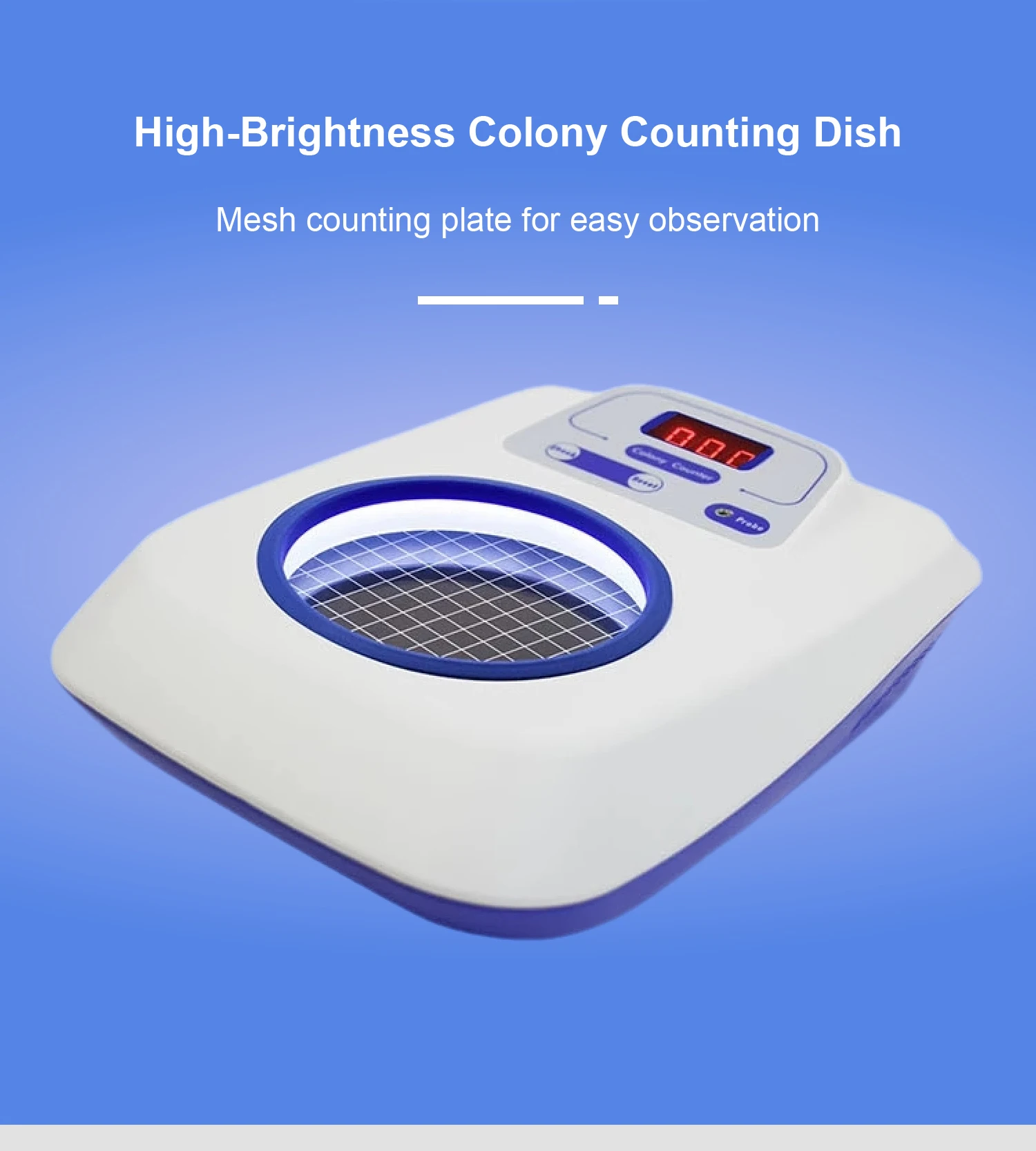 Digital Colony Counter XK97-A 220V  Bacterial Colony Counting Device Semi-Automatic Lab Colony Counter with LED Display detail