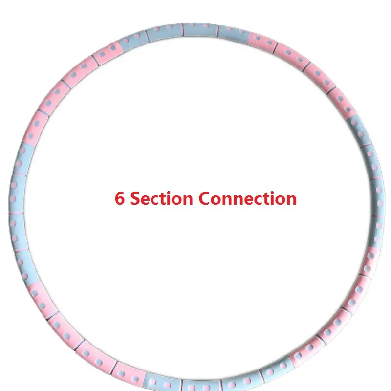 8 Section Sport Hoop Abdomen Circle Exercise Home Bodybuilding Lose Weight Yoga Hoop Exercise Crossfit Fitness Workout product view