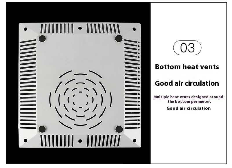Nail Dust Collector with Detachable Filter, Powerful Vacuum Dust Extractor Fan for Acrylic Nail Salon Equipment detail