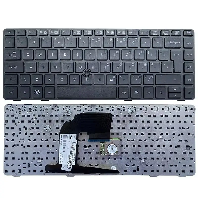 New US/RU Keyboard For HP EliteBook 8470B 8470P 8470 8460 8460p 8460w ProBook 6460 6460b 6470 6470b laptop Without Point stick product view