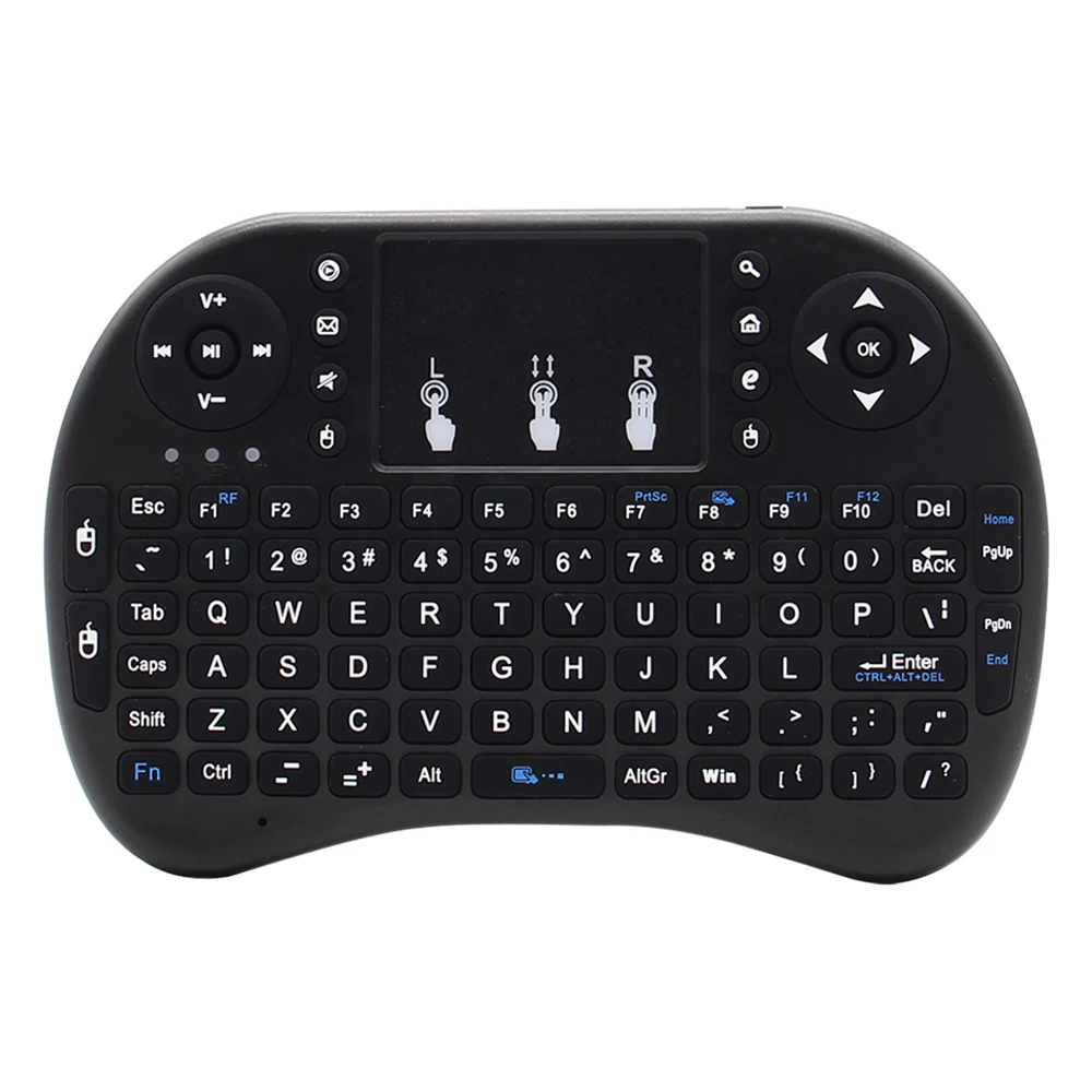 i8 Mini Wireless Battery Keyboard 2.4GHz English Language Air Mouse With Touchpad Handheld for Laptop Android TV Box PC detail