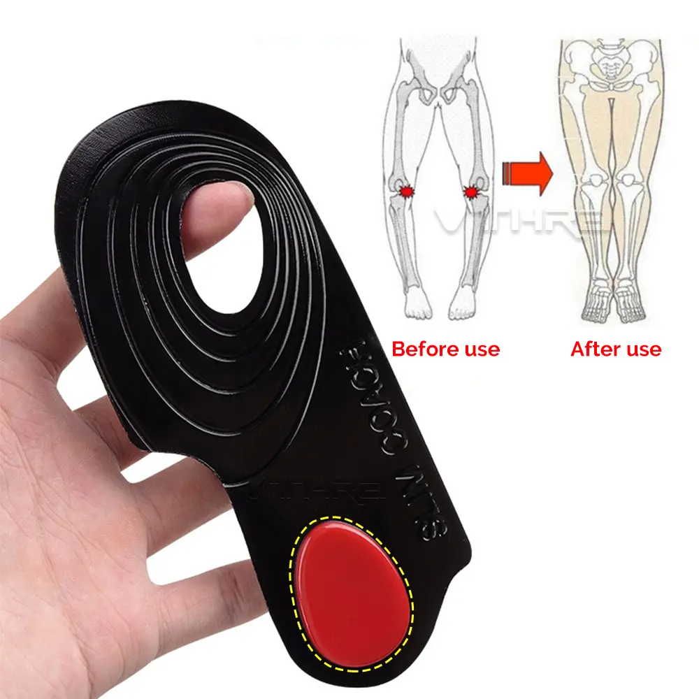 OX Leg Orthotics Cubitus Varus half flat foot Insole Orthopedic Insoles for Shoes insert Arch Support pad for plantar fasciitis product view