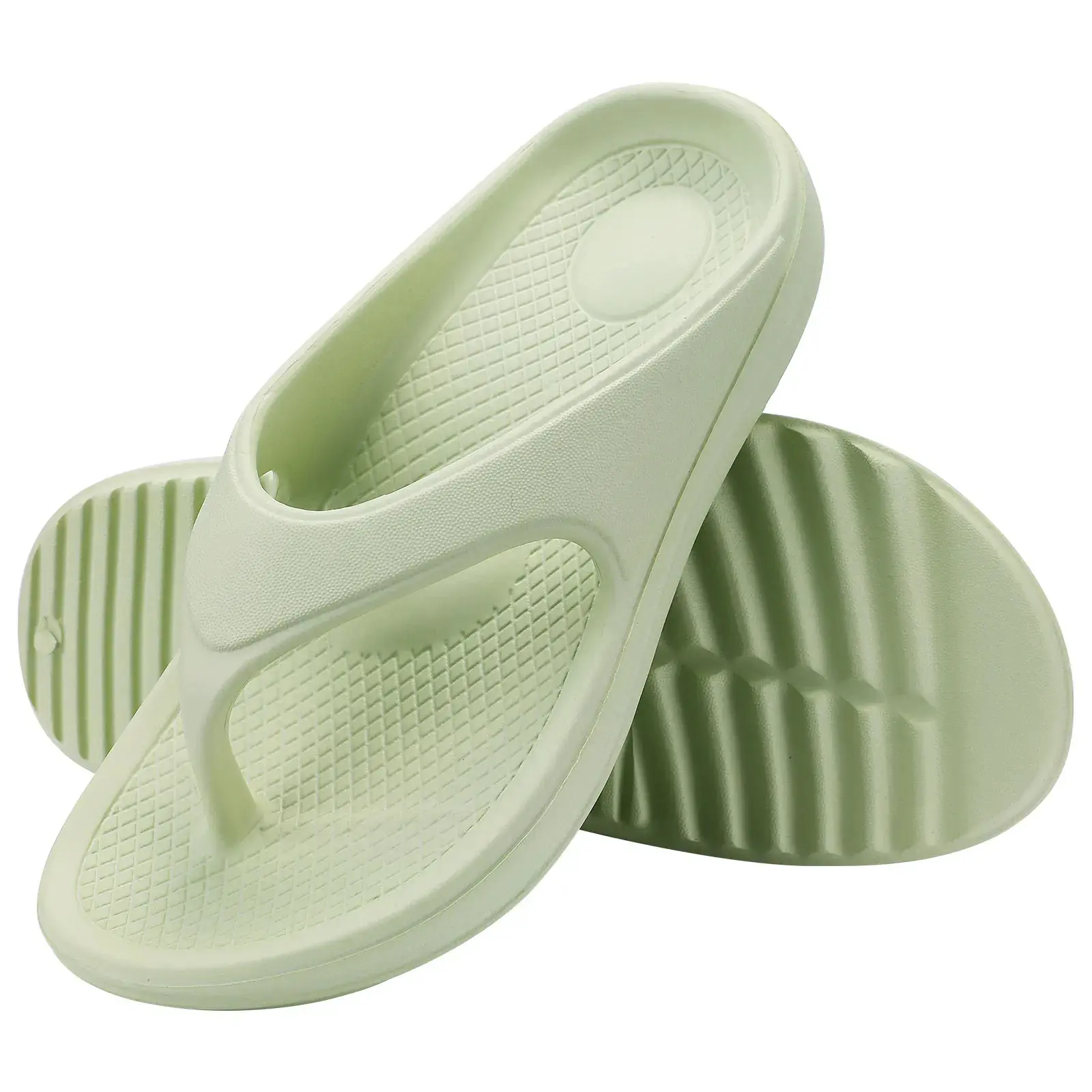 Bebealy Women Orthopedic Slippers With Arch Support Outdoor Men Slippers Soft Antiskid Home Slippers Indoor EVA Cloud Slippers product view