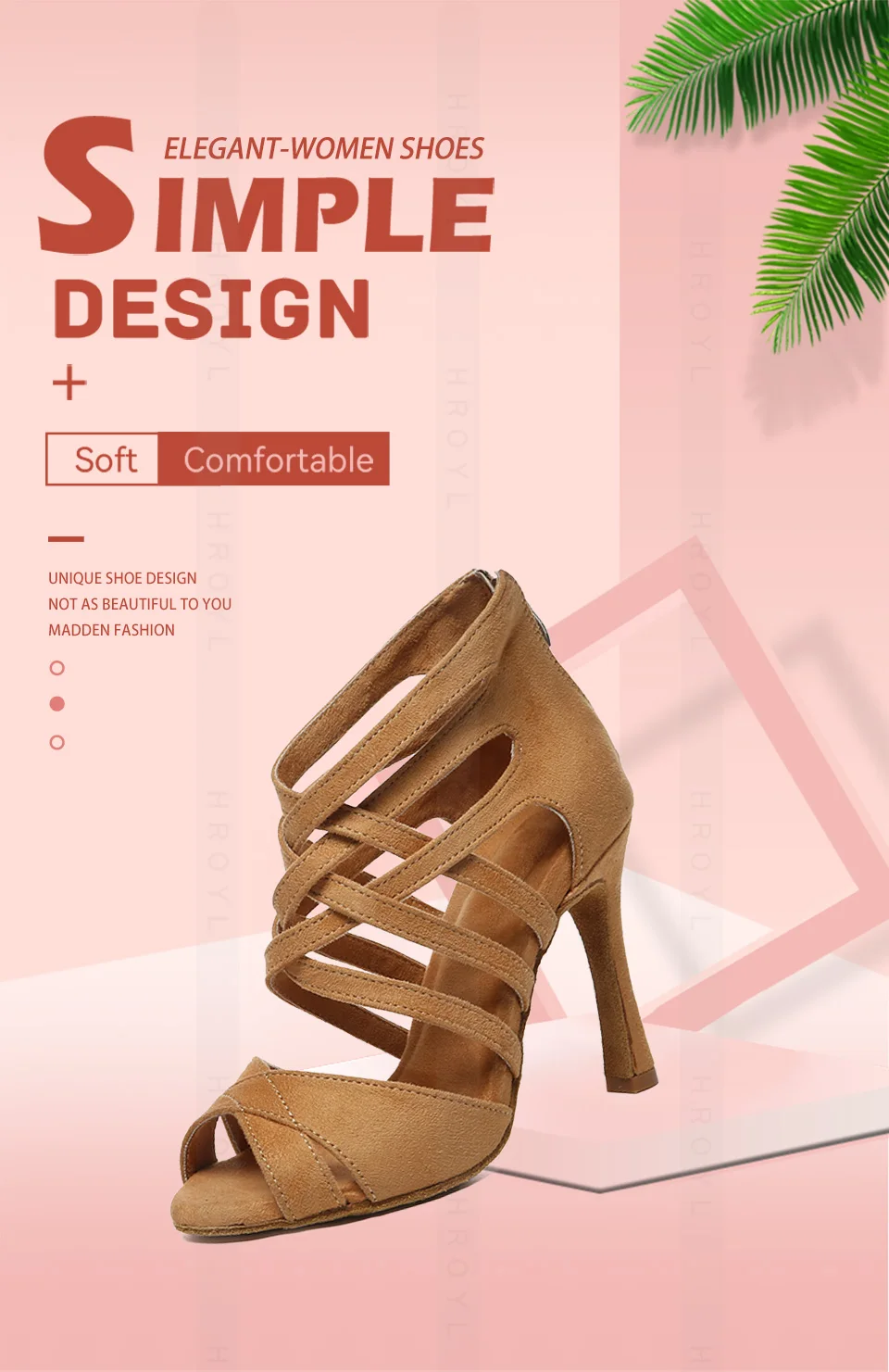 Red Women Heels for Dancing Latin Dance Shoes Girls Ladies Tango Latin Dance Shoes Ballroom Salsa Performance Shoes Party Shoes detail