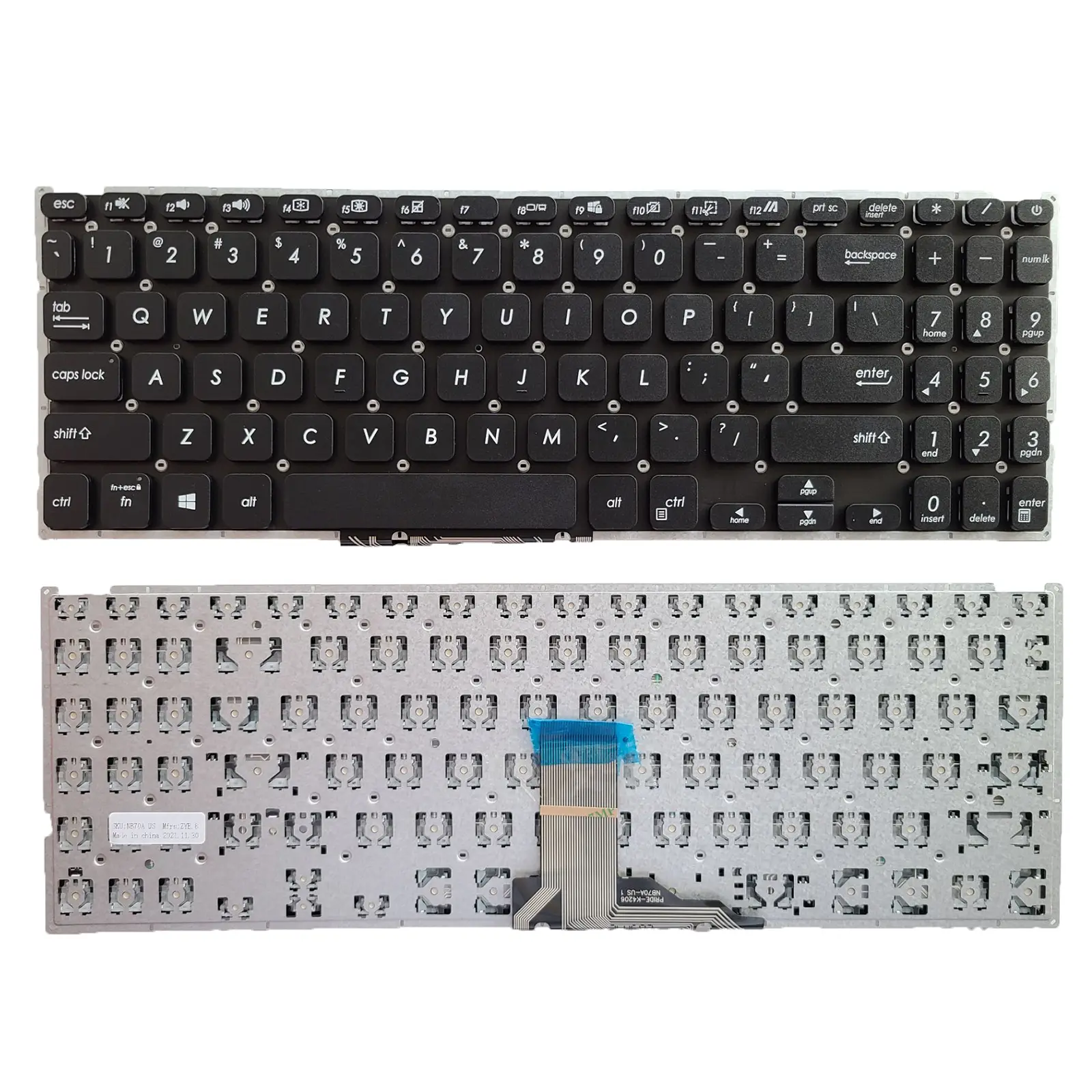 US Laptop Keyboard for ASUS X509 X509F X509D M509D X515 X515M F515 F515E X509FJ-EJ095T product view