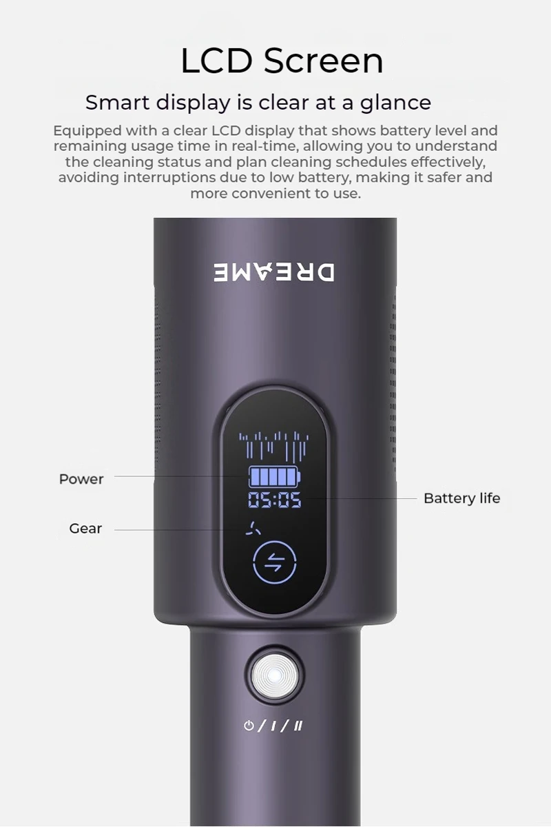 Original Dreame E10 Car Vacuum Cleaner 14000Pa Large Suction Portable Vacuum Cleaner Desktop Sofa Handheld Wireless Dust Cleaner detail