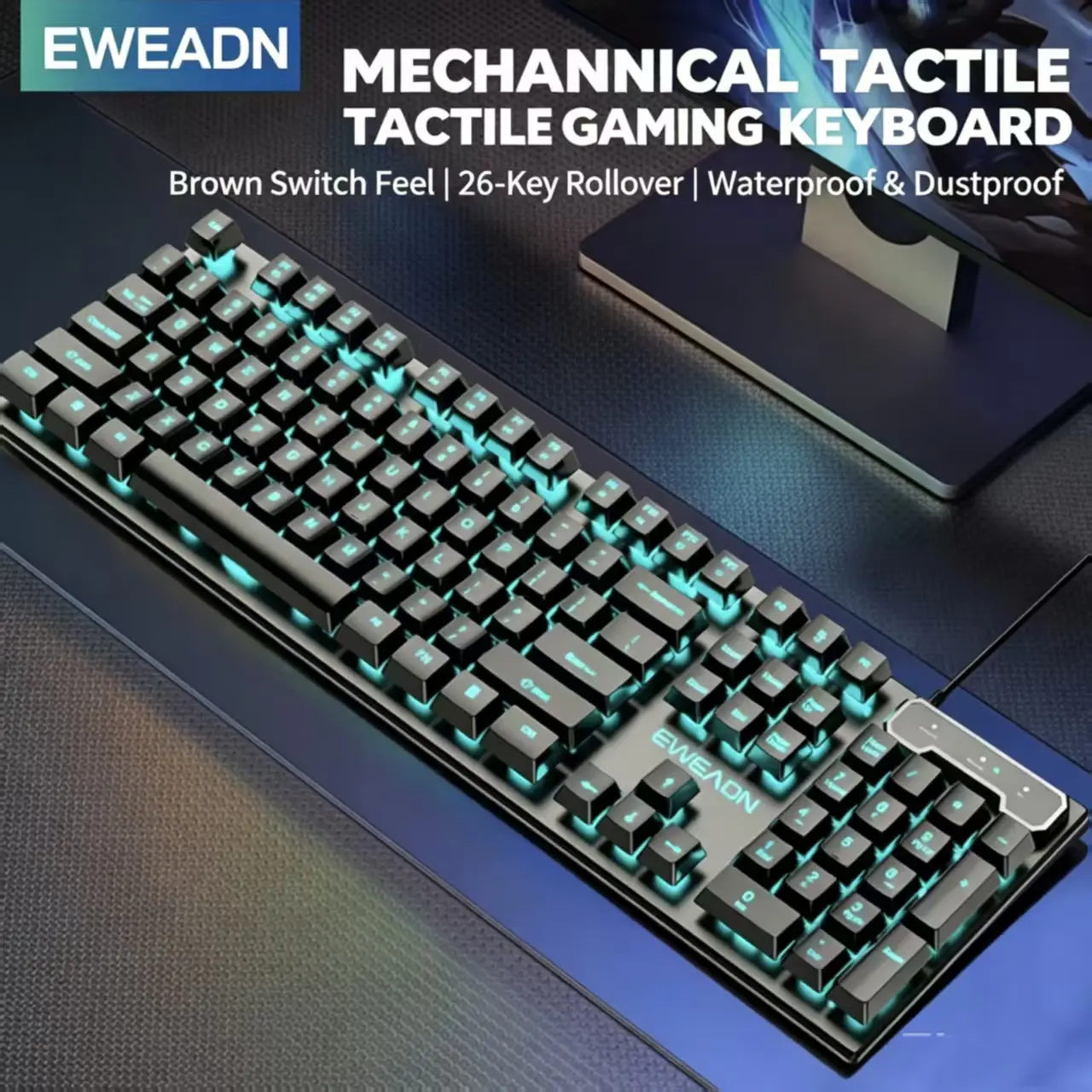 Pro-Pioneer GX330 Wired Mechanical-Feel Gaming Keyboard And Mouse Set - Desktop Gaming Peripherals product view