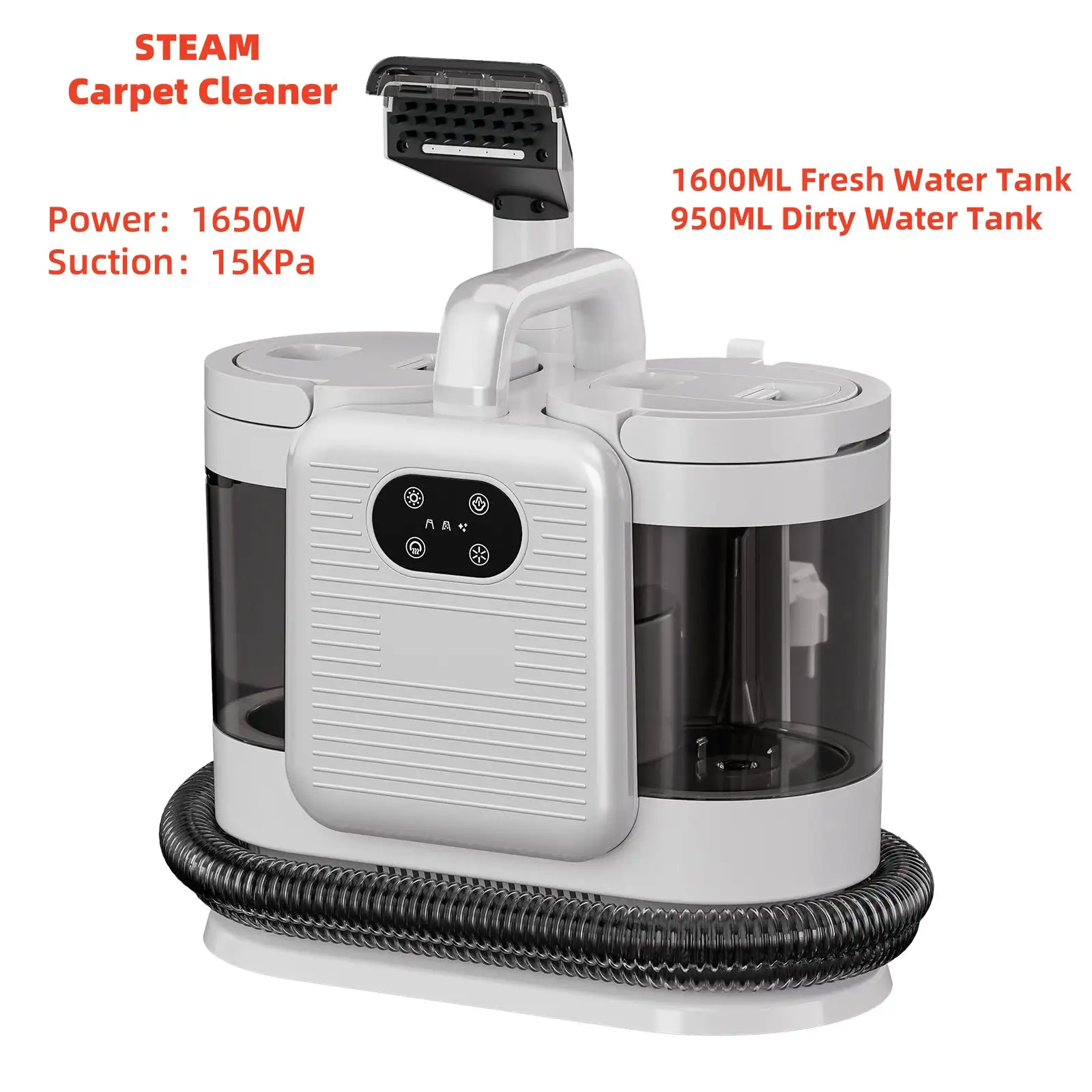 OMESER C988  Steam Spot Cleaner 15kpa 1650w Vacuum Cleaner Spray Suction Integrated Handheld Cleaning Carpet Cleaner Machine product view