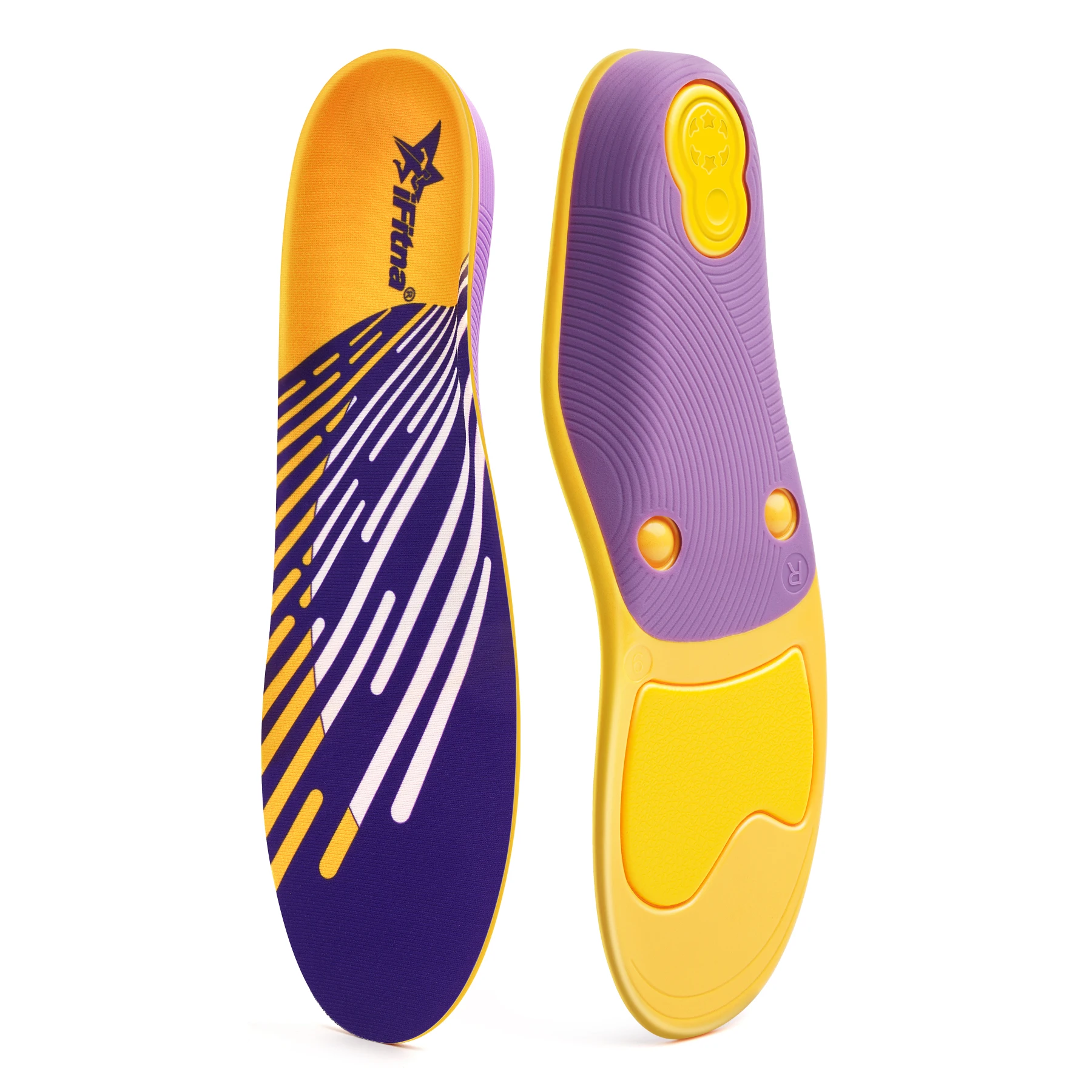 Severe Flat Foot Orthotic Insole Plantar Fasciitis Relieve Heel Pain Arch Support Shoes Insert For Women Men Sneakers Boots Sole detail
