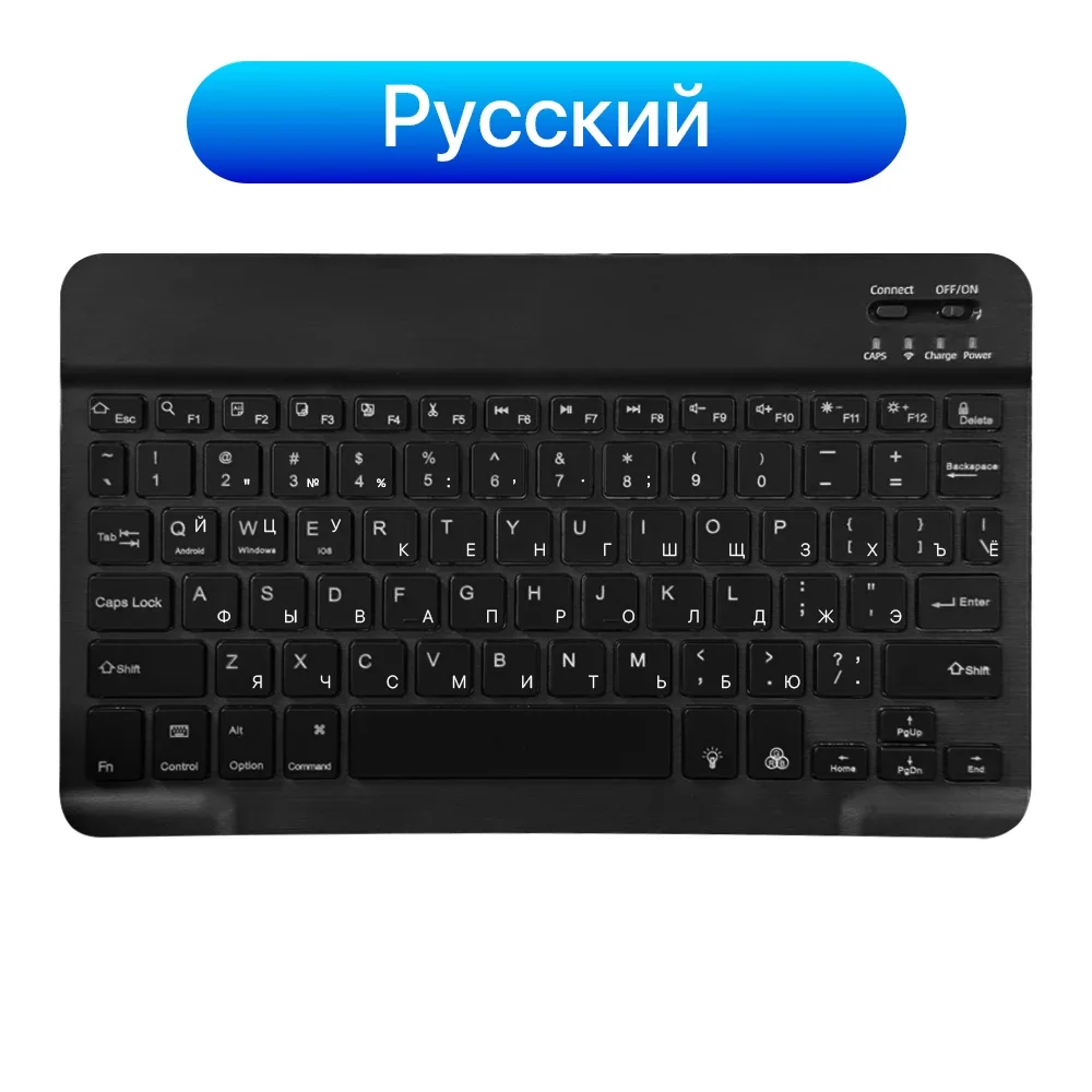 2026 New Bluetooth Keyboard Mouse For iPad Xiaomi Samsung Android iOS Windows Tablet Phone Mini Wireless Keyboard Spanish Hebrew detail