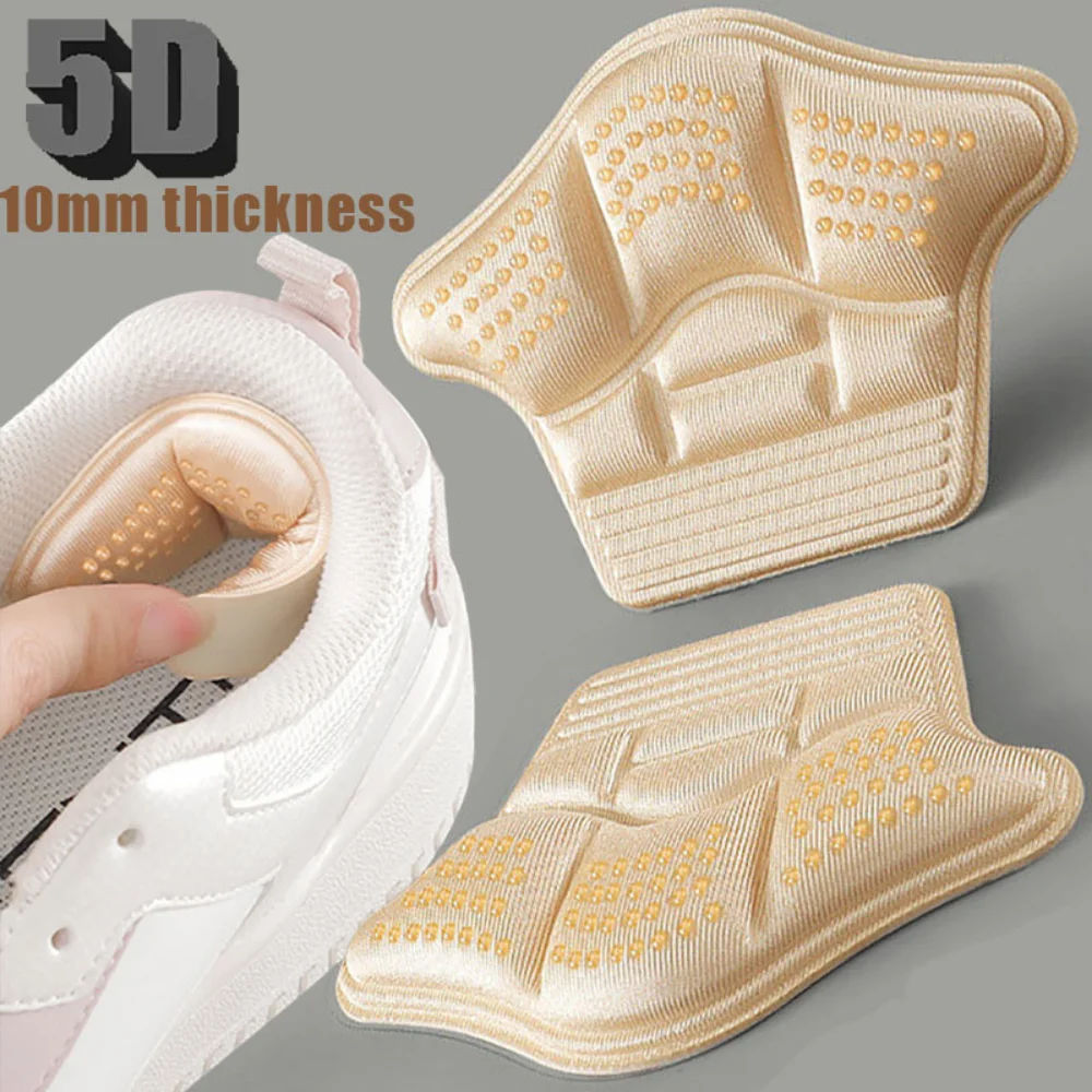 40Pcs=20pair Heel Stickers Heel Protectors Sneaker Shrinking Size Insoles Anti-wear Feet Shoe Pads Adjust Size Cushion Inserts detail