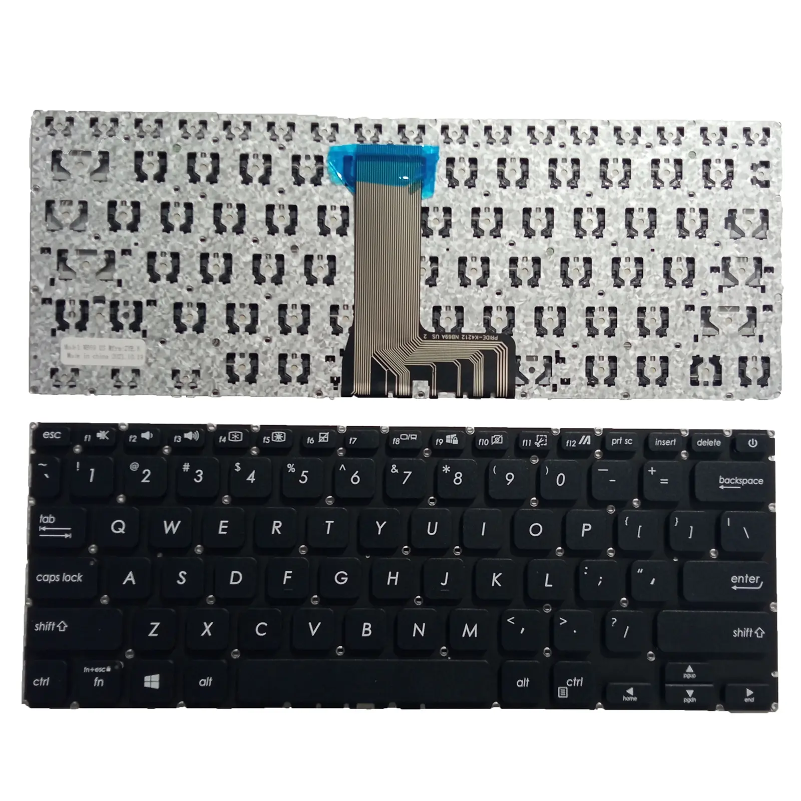 US Laptop Keyboard for ASUS X409 X409UA X409FA JA X415 X415JA A409 A409M 262XFR00 product view