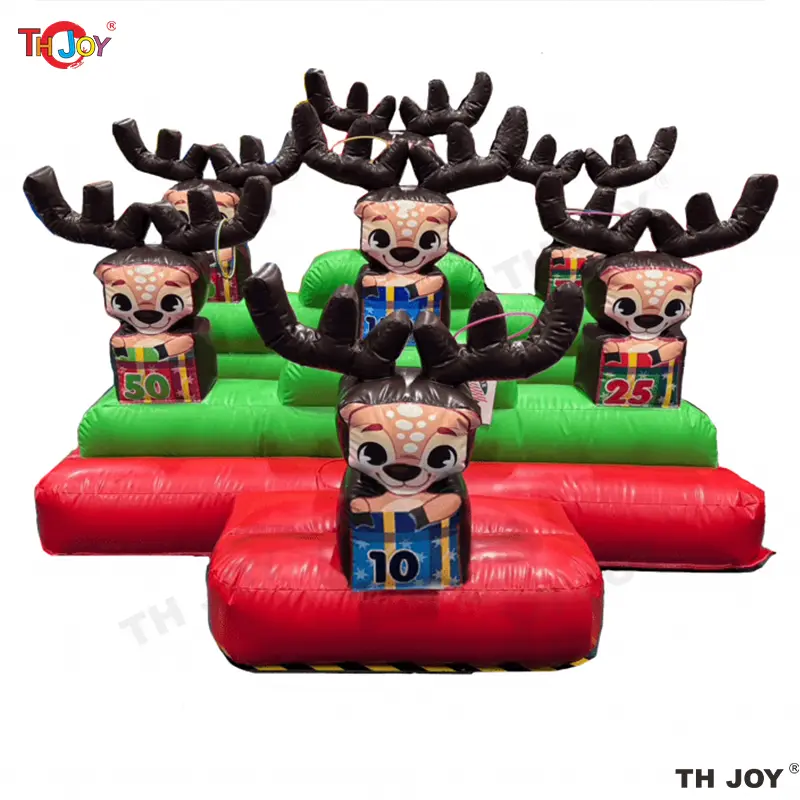 Carnival Interactive Pumpkin Loop Game  Inflatable Holiday Hula Ring Toss Game Hoop Throwing Game Backyard Hula Hoop Tossing Toy product view